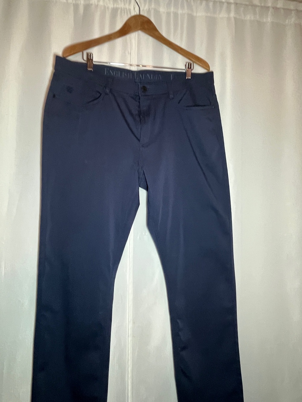 English Laundry Navy Blue Casual Trousers